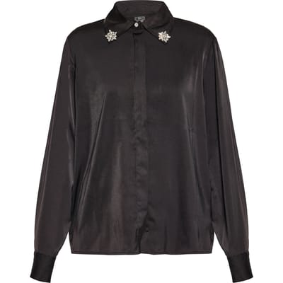 Faina overhemdblouse Dames zwart