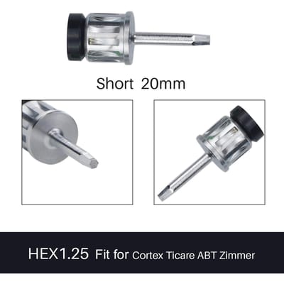 1 pièce Tournevis dynamométriques universels pour implants dentaires Clé 10-70Ncm Outil de restauration d'implants pour dentistes