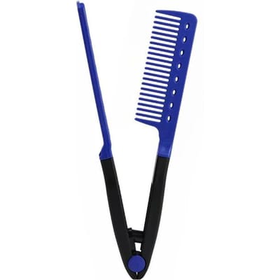 Peigne plat lissant, brosse à cheveux de salon, peignes de coiffure, lisseur de cheveux, peigne droit en forme de V