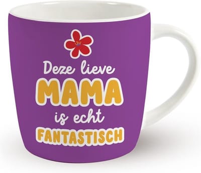 Deze Lieve Mama Is Echt Fantastisch - Koffie Mok - Beker - Moederdag - Valentijn - Verjaardag Cadeau - 350 ml
