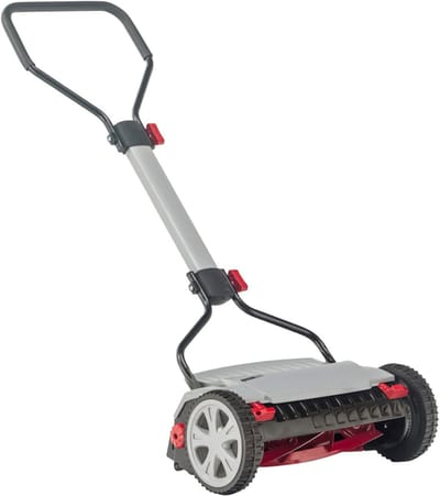 VIN® Grasmaaier Handmatig – Grastrimmer Opvouwbaar – Handmaaier 38 Cm Breed - Kooimesmaaier