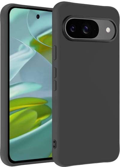 Hoesje - Geschikt voor Google Pixel 10 - Sterk & Shockproof - Hoes Cover - Siliconen Case - Telefoonhoesjes - Zwart