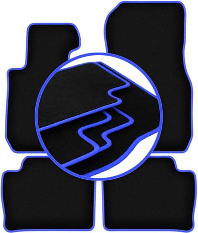 CARLUX-BLUE automatten voor: BMW 3 F30 sedan (2011-2018)