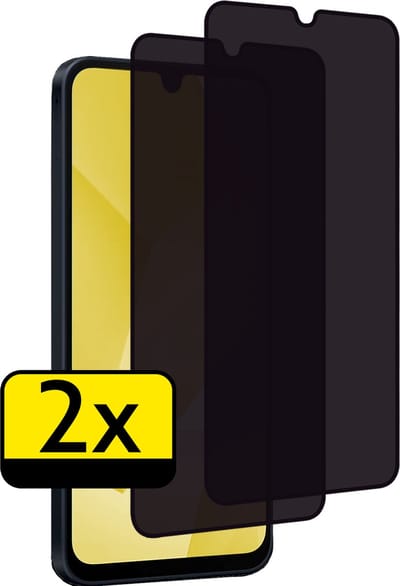 Screenprotector - Geschikt voor Samsung Galaxy A16 - 2 Stuks - Privacy Filter - Beschermglas - Gehard Glas - Tempered Glass - Screen Protector