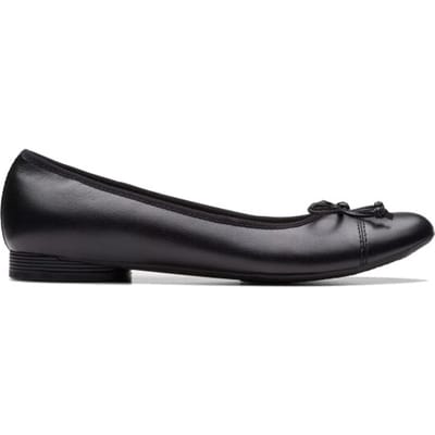 Clarks Loreleigh Rae - dames instapper - Zwart - maat 37 (EU) 4 (UK)