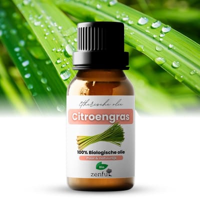 Citroengras olie - Lemongrass - 100% Puur - Biologisch - Natuurlijk - Oil - Etherische olie - 10 ml