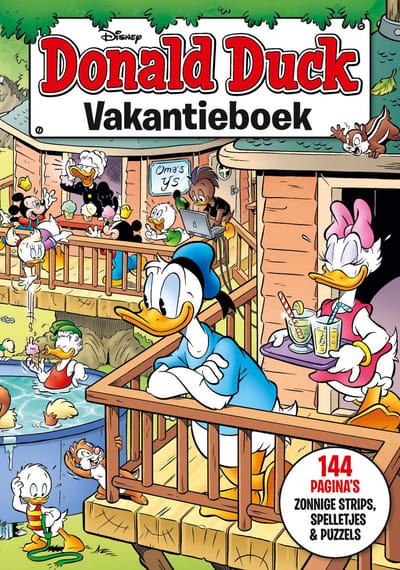 Donald Duck Vakantieboek 2026 – zonnige strips, spelletjes en puzzels voor kinderen – 144 pagina’s