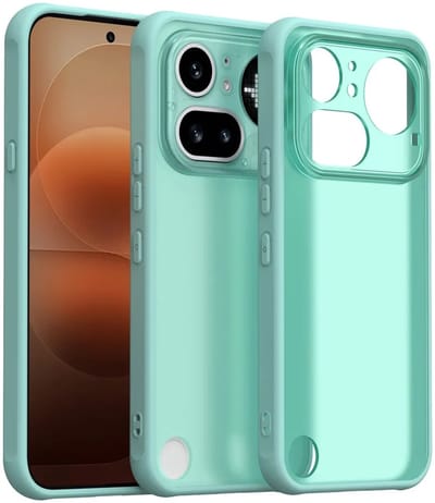 Hoesje geschikt voor Nothing Phone (4a) Pro - Phonesta AirFrost Semi-Transparante Back Cover - Mat Ice Blue