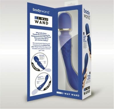 Bodywand - Luxe 2-Way Wand Large Blauw