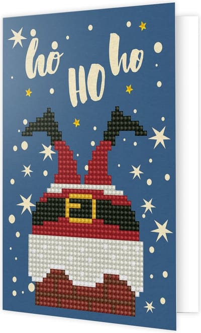 DIAMOND DOTZ Ho Ho Ho - Diamond Painting - 865 Dotz - 18x13 cm