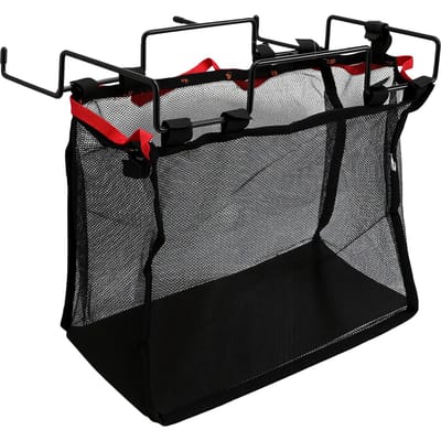 Camping Opbergnetzak met Stevig IJzeren Frame Nylon Gaas voor Binnen Buiten Tafel Hangende Organizer Maat L