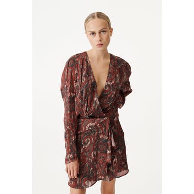 IRO Paris Chaytonspe Dress Mixed Red Maat: XS | Mini Jurken Outlet | Dames | Rood