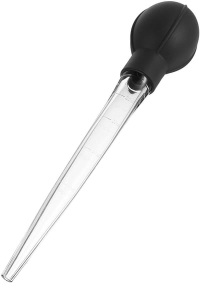 Dailygoods- Pipet 100 ml - Kunststof - Transparant - Infuseren - Meten - Keuken gereedschap - Voor druppelen - Druppelpipet