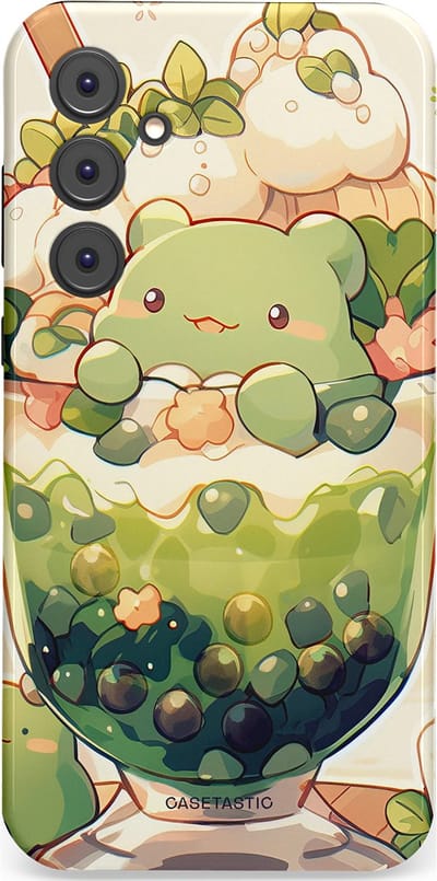 Casetastic Hoesje Geschikt voor Samsung A35 - Stijlvolle Beschermende Duo-layer Case - Zoet Dessert Patroon