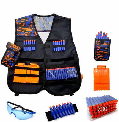 Speelgoed Kids Tactical Vest - N-Strike pak voor actie - Oogbescherming