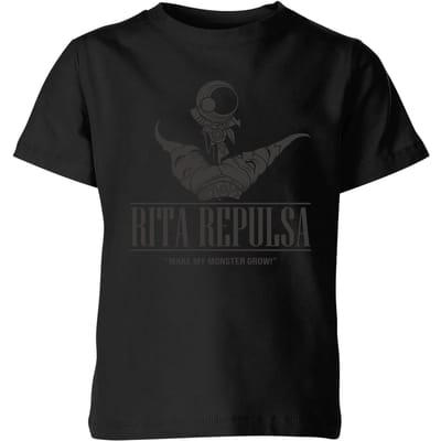 Power Rangers Rita Repulsa Kids' T-Shirt - Zwart - 98/104 (3-4 jaar)