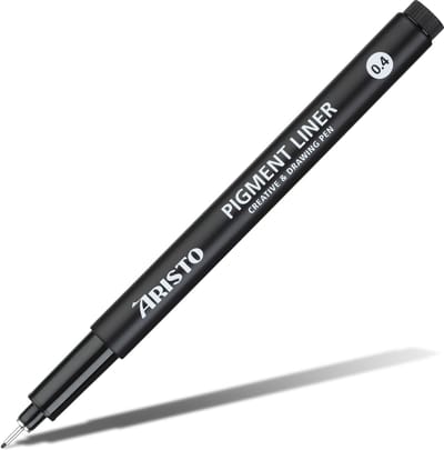 Aristo pigmentliner - GeoCollege - 0.4mm lijndikte - zwart - AR-23504