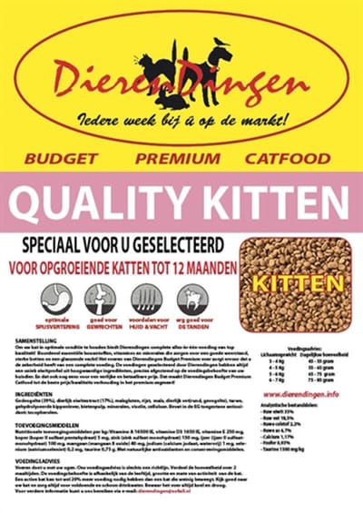Merkloos Budget Premium Catfood Quality Kitten