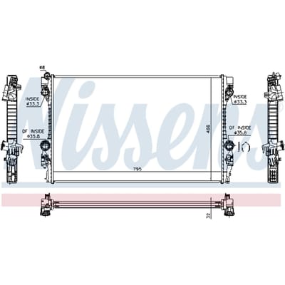 Radiator NISSENS 63779
