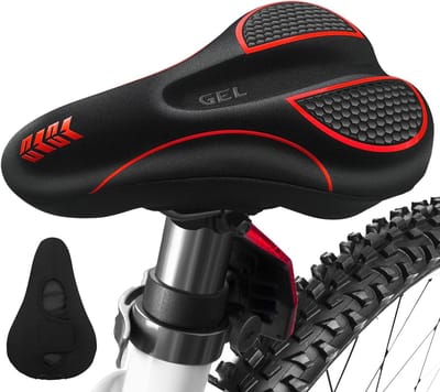 Verstelbare Fietszitkussen met Gel, Comfortabele Zachte Fietsaccessoires voor Mannen en Vrouwen, Ideaal voor Binnen- en Buitensporten