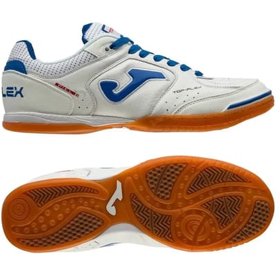 Joma Top Flex In Zaalschoenen Wit,Blauw EU 36 Jongens,Meisjes