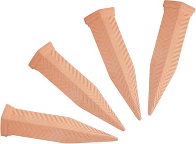 Zelfbewaterende Spikes - Plantenwaterdispenser - Planten Verzorgen - Langzame Vochtcontrole - Set van 4 - Terracotta