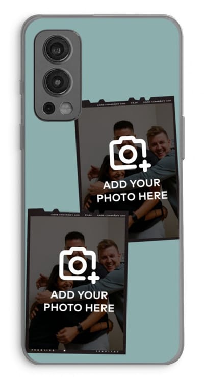 Gepersonaliseerd - Case Company® - Hoesje geschikt voor OnePlus Nord 2 5G hoesje - Polaroid Zwart - Soft Cover Telefoonhoesje - Bescherming aan alle Kanten en Schermrand