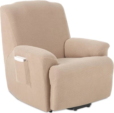 Stretch Fauteuilhoes voor Relaxfauteuil - Jacquard Hoes voor 1-Zits Stoel
