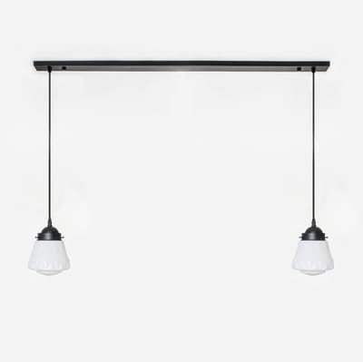 2 x Bold lampen aan plafondbalk Moonlight - Art Deco Trade