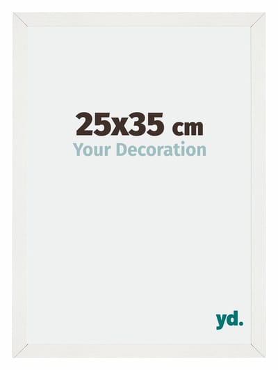 Your Decoration - Puzzellijst 25x35 cm - Wit Geveegd - Puzzellijst 500-1000 stukjes - MDF Fotolijst - Mura