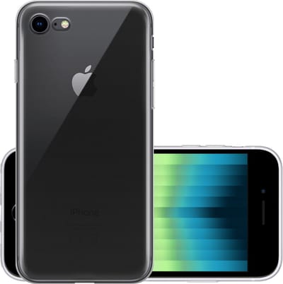 Hoesje - Geschikt voor Apple iPhone SE (2022) - Sterk & Shockproof - Hoes Cover - Siliconen Case - Transparant
