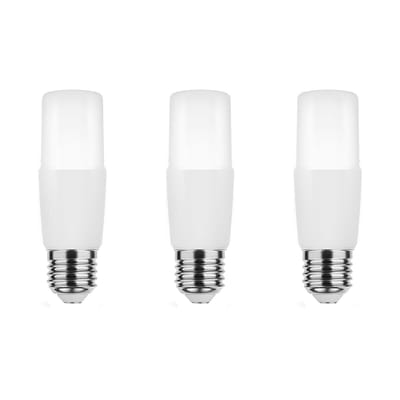 Modee E27 LED Lamp 7.9W - 700lm - 6000K - Daglicht Wit - LED Stick Lamp T37 - Vervangt 70W Halogeen Gloeilamp - 3 stuks