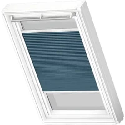 Velux Manueel Verduisterend Plisségordijn Fhc Mk10 1164swl Grijs Gemêleerd White Line