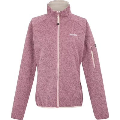 Fleece Hiking Dames Zip-up Front Side Pockets