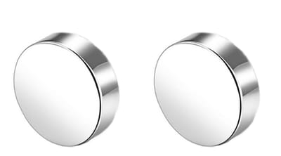 Plux Fashion Magneet Oorbellen - Zilver - 8 mm - Metaal - Heren - Dames - Geen gaatje - Sieraden - Magnetisch - Luxe Style - Duurzame Kwaliteit - Moederdag Cadeau - Vaderdag Cadeau