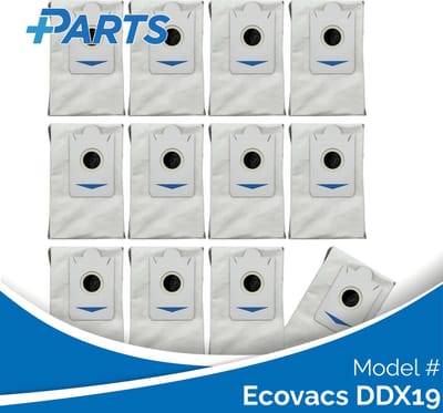 Ecovacs DDX19 Stofzakken (12 Stuks, Plus.Parts® alternatief voor DDB030025)