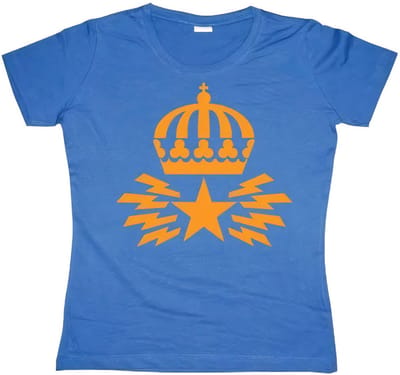 Hybris Dames T-shirt Televerket Girly SH-5-10756-H3-13