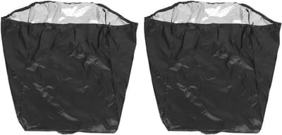Tuinslang Haspelwagen Hoezen - Slanghaspel Beschermhoes - Tuinonderhoud - Waterdicht Oxford Doek - 88x66x63 cm - Zwart
