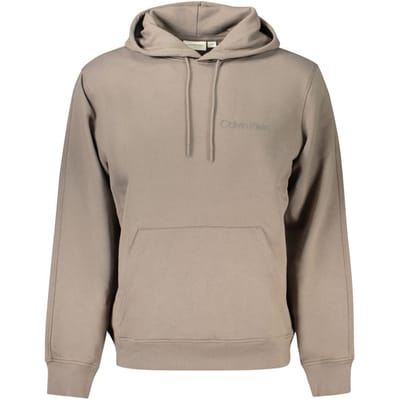 Calvin Klein Marrone Katoenen Hoodie voor Heren