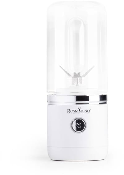 Rosmarino Portable Blender - Blender Smoothie - Blender to go - Smoothie blender - Mini Blender - Draadloos - 400 ml - 150W - Wit
