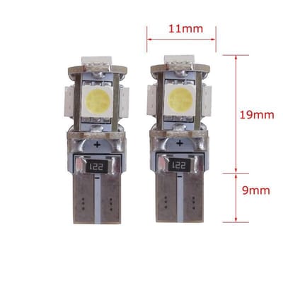X-Line Canbus LED 5 SMD W5W-T10 24v wit Set