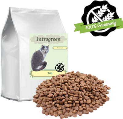 Premium Kat Graanvrij Kip: Complete, Graanvrije Voeding voor Volwassen Katten 10 kg