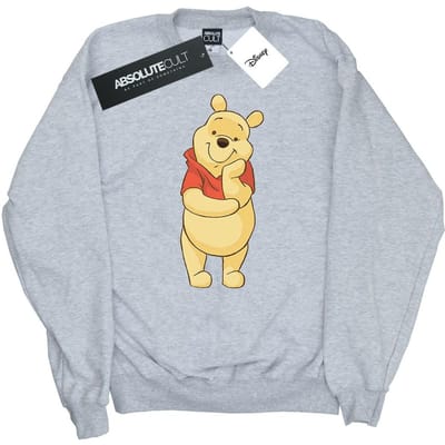 Disney Dames/Dames Winnie De Poeh Schattig Sweatshirt (Sportgrijs)