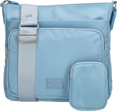 Charm London Odeon Crossbody Schoudertas met Handige Etui - Lichtblauw