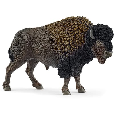 Schleich WILD LIFE bison speelfiguur - multikleur, 5 cm