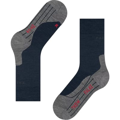 FALKE TK5 Wandelsokken anti blaren, lichte padding merinowol sportsokken dames blauw - Maat 35-36