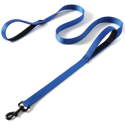1,8 m Heavy Duty Hondentuigje Voor Grote Middelgrote Honden, Dubbel Handvat Reflecterend Nylon Touw Leash Voor Verkeerscontrole Huisdier Accessoires