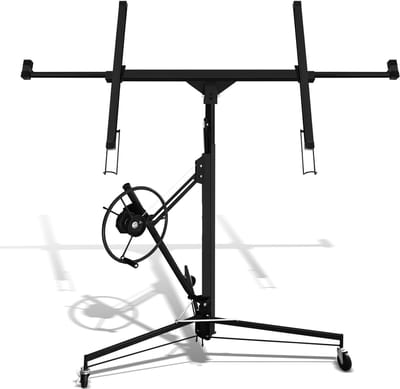 Inklapbare Platenlift XXL voor Gipsplaten - Verstelbare Werkhoogte 132-335 cm, 294 cm Breedte, 68 kg Draagvermogen