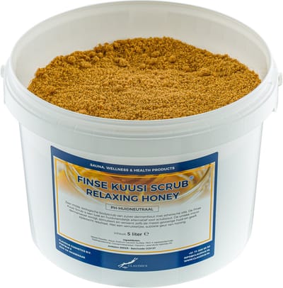 Kuusi Scrub Relaxing Honey 5 liter - Hydraterende Lichaamsscrub