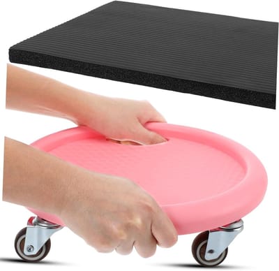 Buikspier Wielen - Core Trainer - Krachtige Workout - Zelfcorrigerend Ontwerp - 40 cm Lengte - Multi